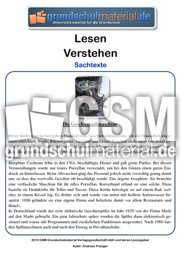 Geschirrspülmaschine - Sachtext.pdf